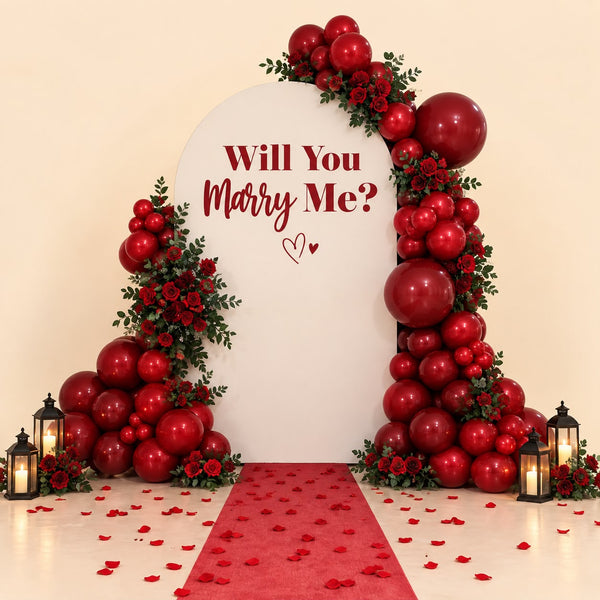 Proposal Decoration Marry Me & Romantic Setup