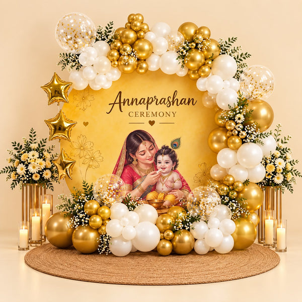 Annaprashan Decoration for Baby Rice Ceremony