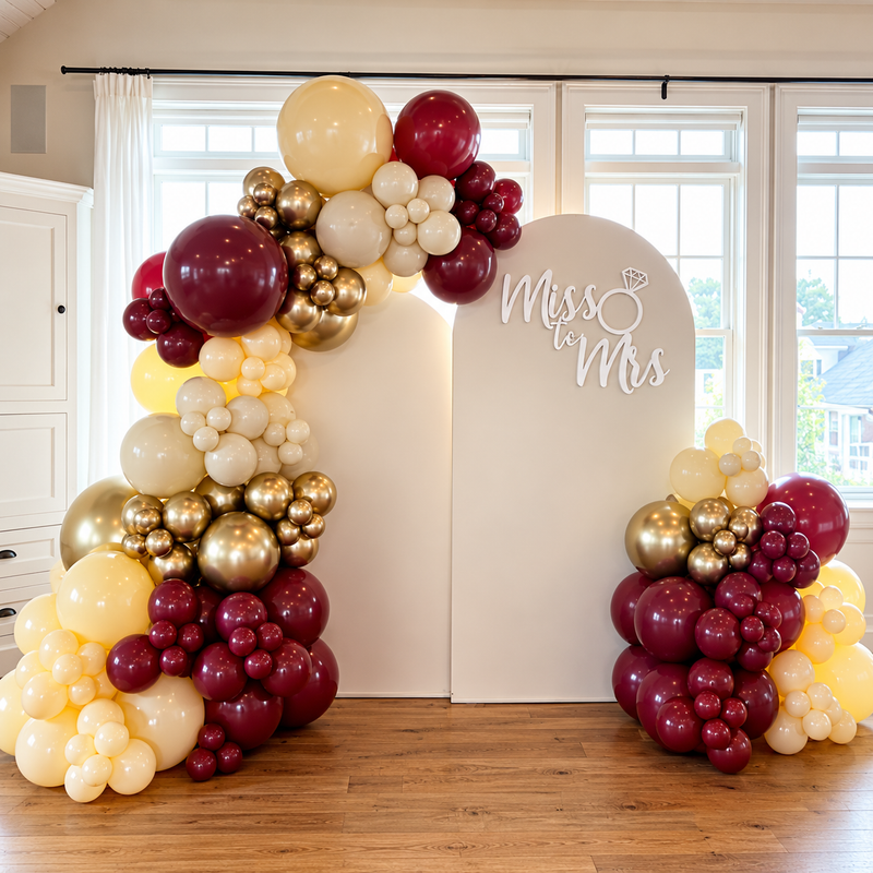 Burgundy Luxe Bachelor Party