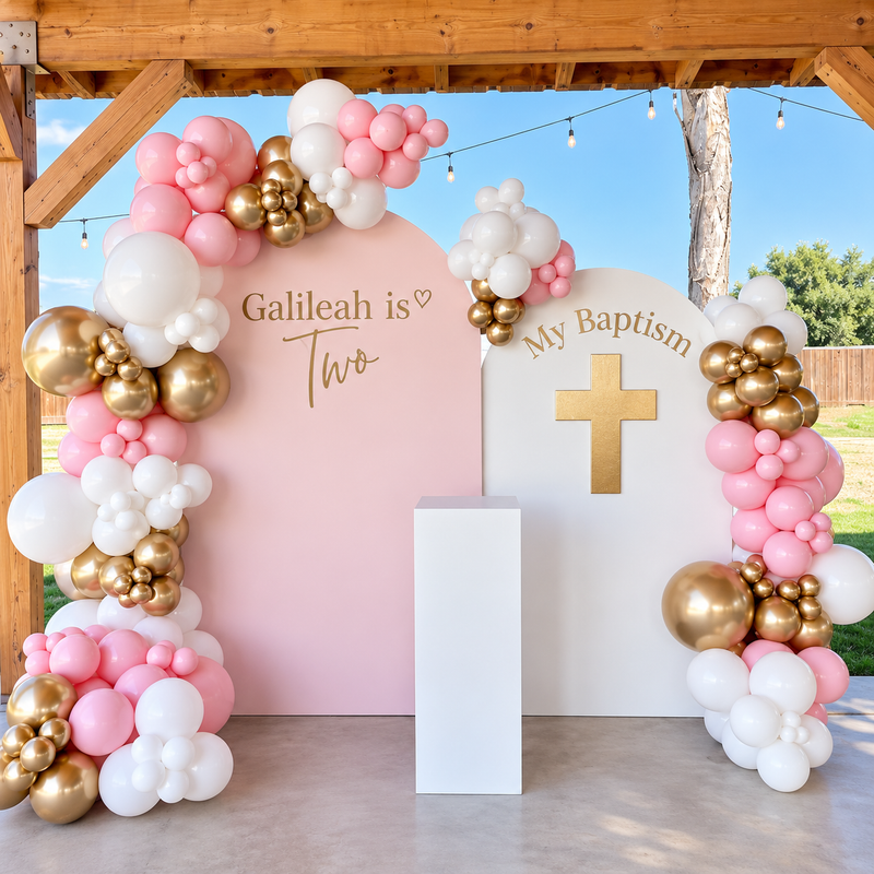 Blush & Gold Baptism
