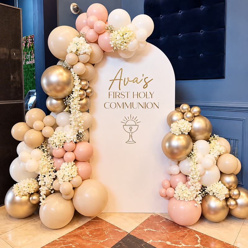 Blush & Gold Baptism