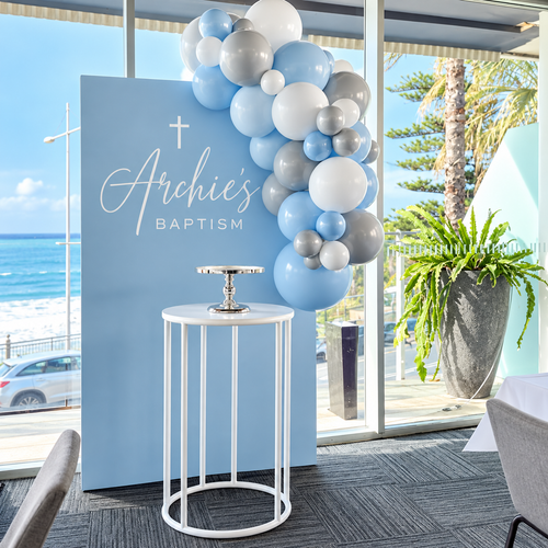 Baby Blue Baptism Decoration