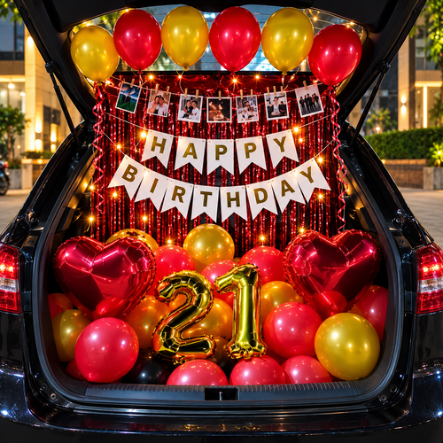 Birthday Car Decor