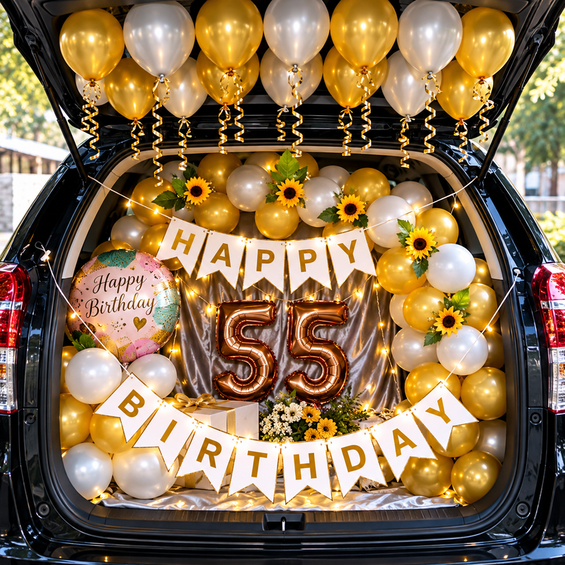 Golden Birthday Decor