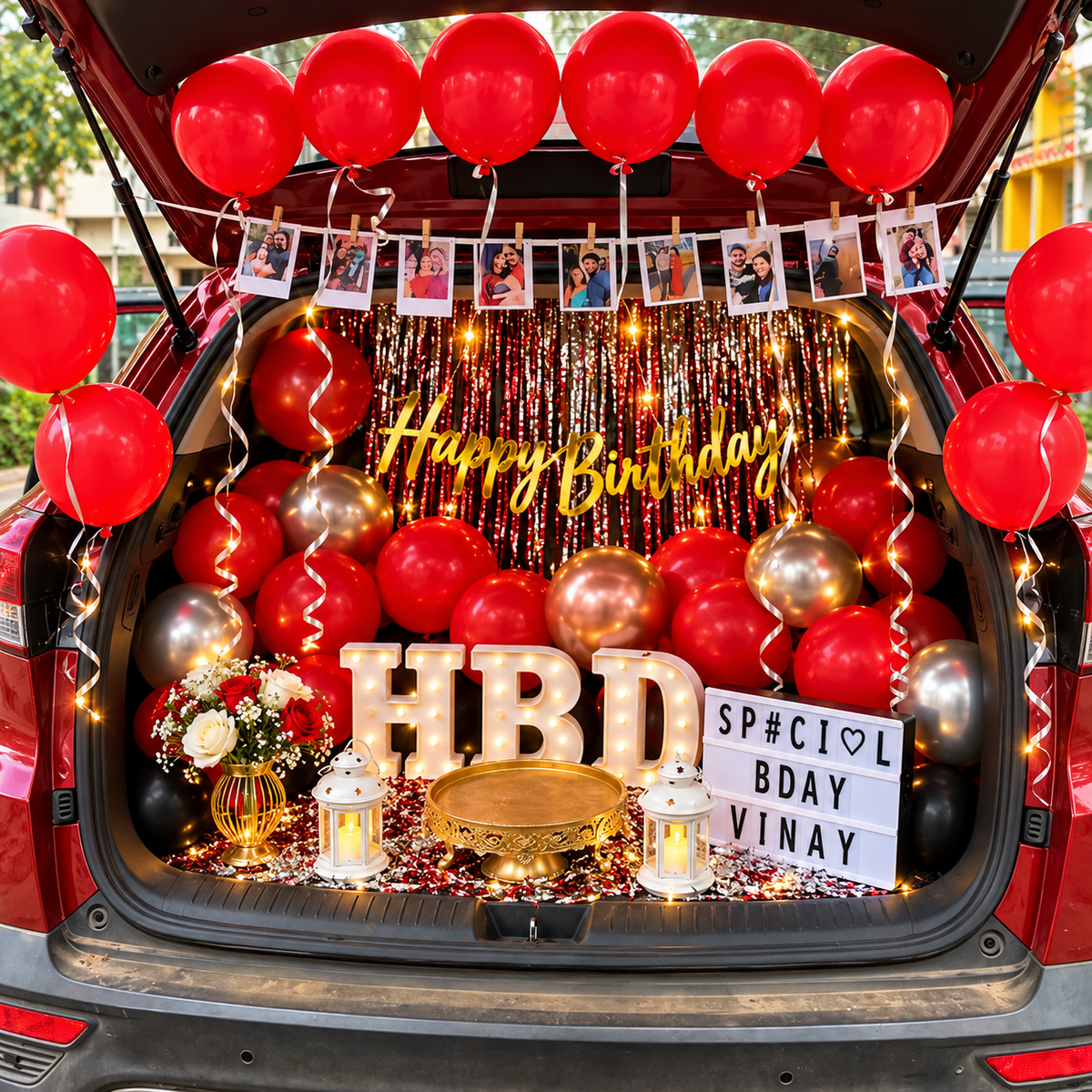 Birthday Boot Surprise