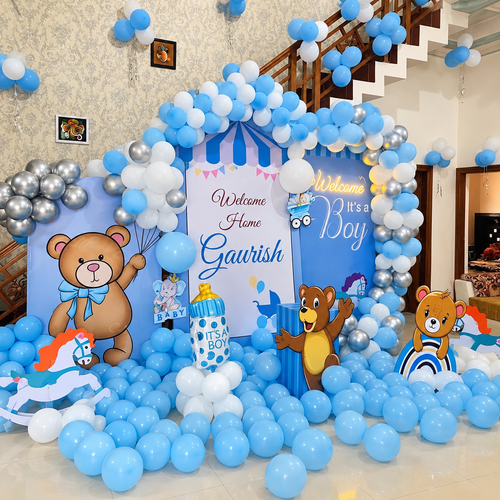 Welcome Baby Boy Decor