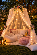 Romantic Outdoor Canopy Decoration