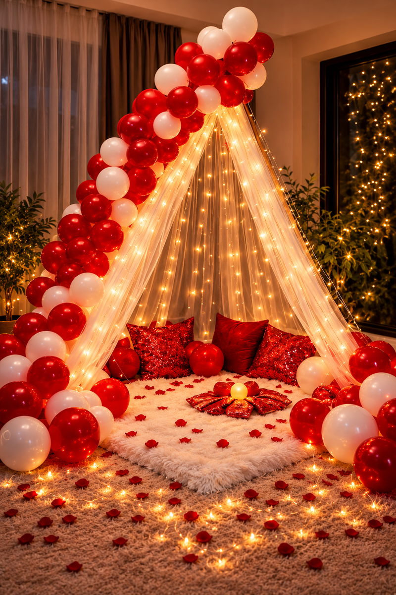 Romantic Birthday Canopy Decoration
