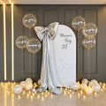 Elegant Silver Birthday Decor